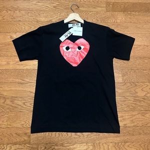 Comme des Garcons Play Heart Black T-Shirt
